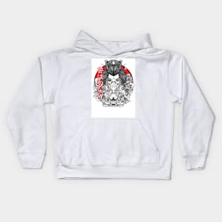 mecha girl Kids Hoodie